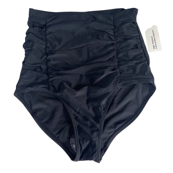 Shapermint Empetua High-Waisted Control Bikini Bottom Black Sz XXL  81068 - Picture 3 of 6
